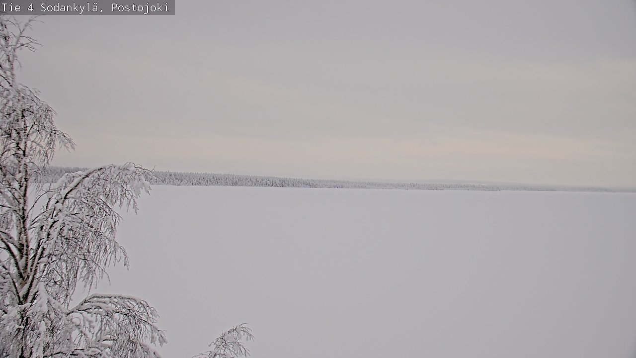 Weather Camera Image Road 4 Sodankylä, Postojoki, Sodankylä, Lappi