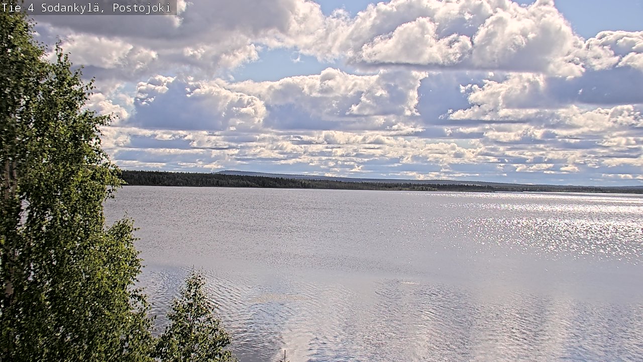 Weather Camera Image Väg 4 Sodankylä, Postojoki, Sodankylä, Lappi