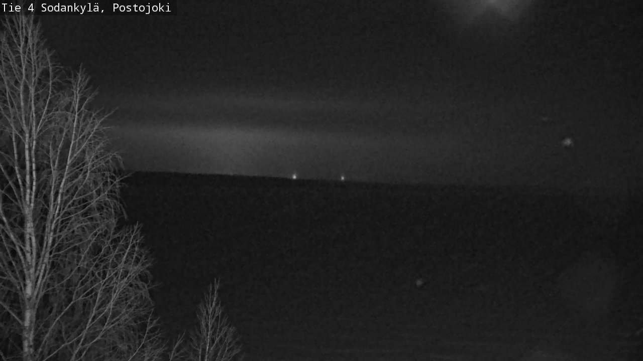 Weather Camera Image Road 4 Sodankylä, Postojoki, Sodankylä, Lappi