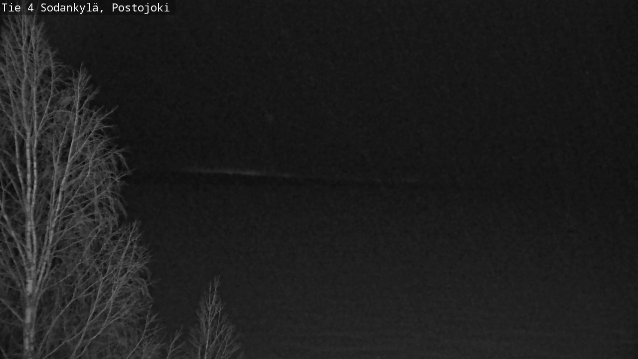 Weather Camera Image Road 4 Sodankylä, Postojoki, Sodankylä, Lappi