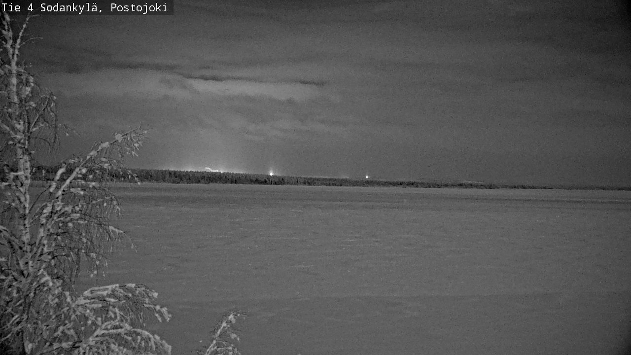 Weather Camera Image Road 4 Sodankylä, Postojoki, Sodankylä, Lappi