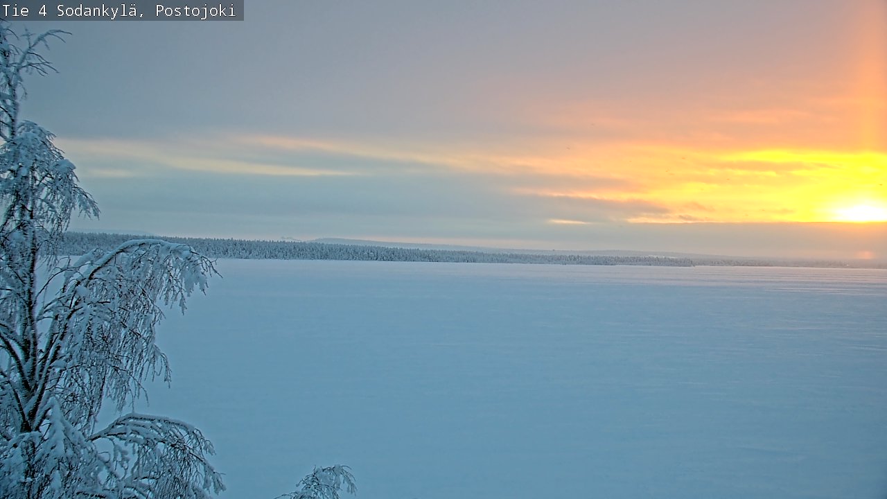 Weather Camera Image Road 4 Sodankylä, Postojoki, Sodankylä, Lappi