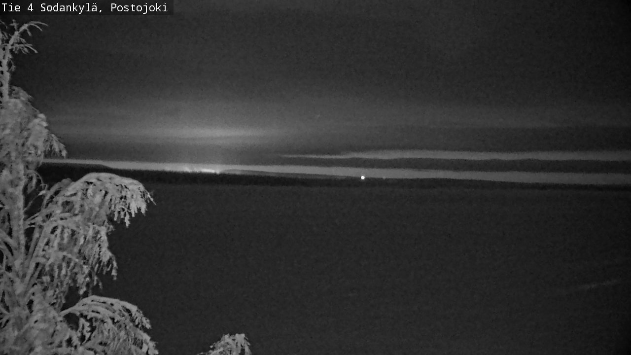 Weather Camera Image Road 4 Sodankylä, Postojoki, Sodankylä, Lappi