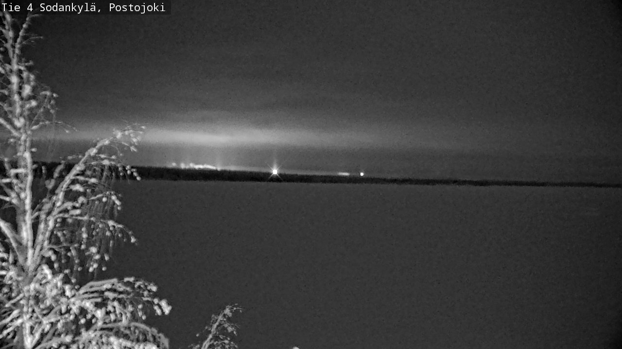 Weather Camera Image Väg 4 Sodankylä, Postojoki, Sodankylä, Lappi