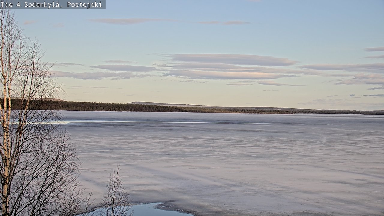 Weather Camera Image Väg 4 Sodankylä, Postojoki, Sodankylä, Lappi