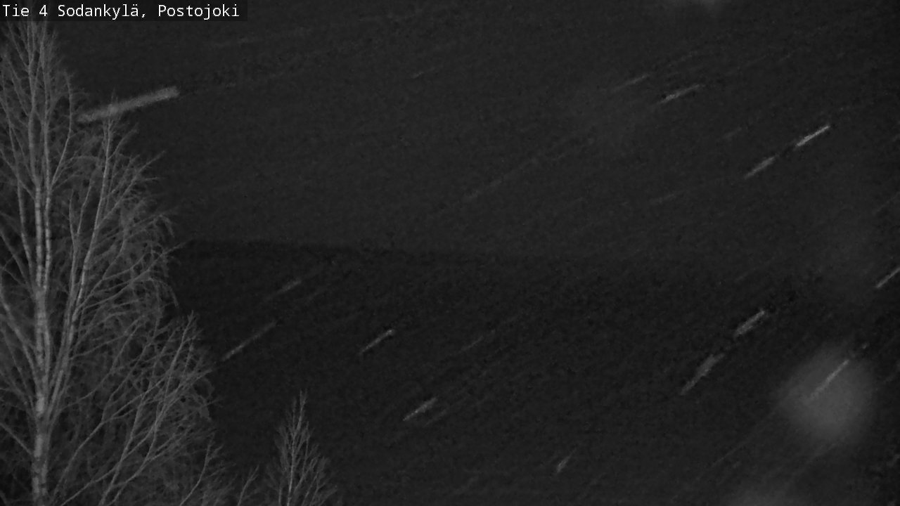 Weather Camera Image Road 4 Sodankylä, Postojoki, Sodankylä, Lappi