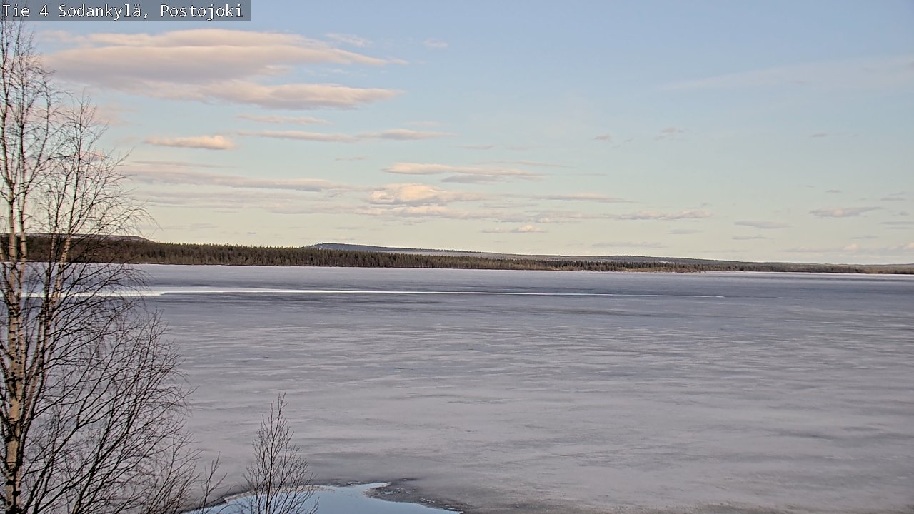 Weather Camera Image Väg 4 Sodankylä, Postojoki, Sodankylä, Lappi