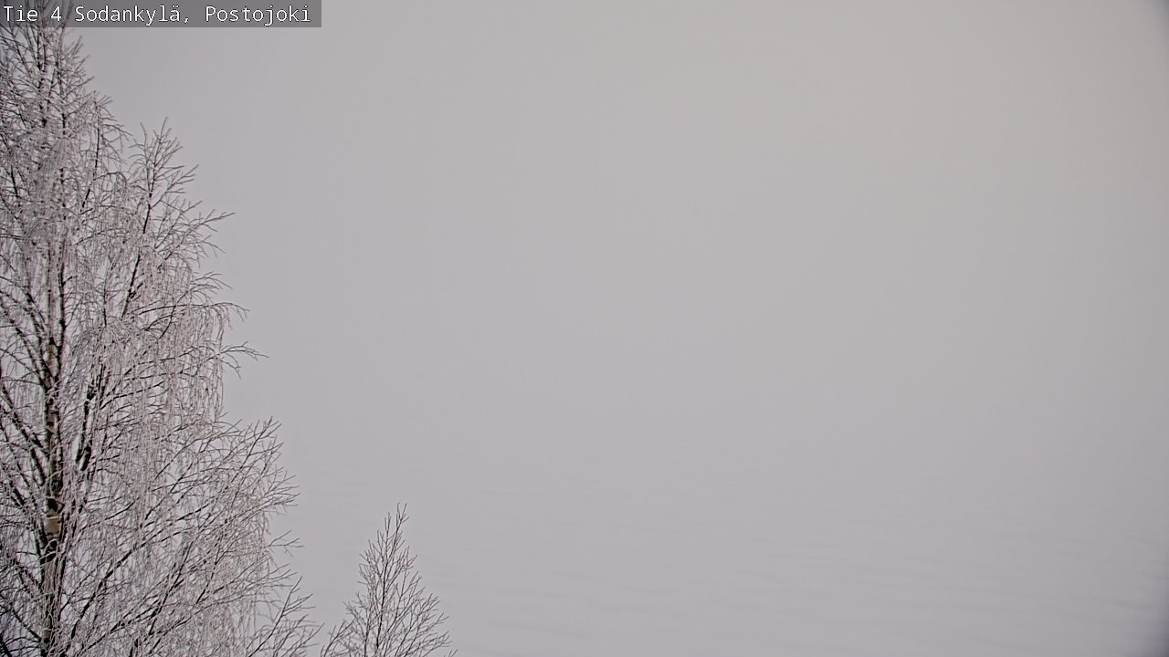 Weather Camera Image Road 4 Sodankylä, Postojoki, Sodankylä, Lappi