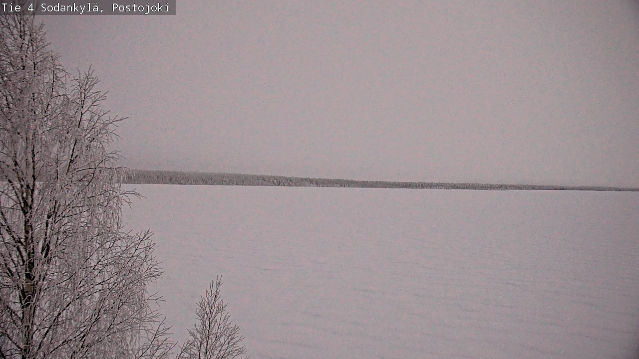 Weather Camera Image Road 4 Sodankylä, Postojoki, Sodankylä, Lappi