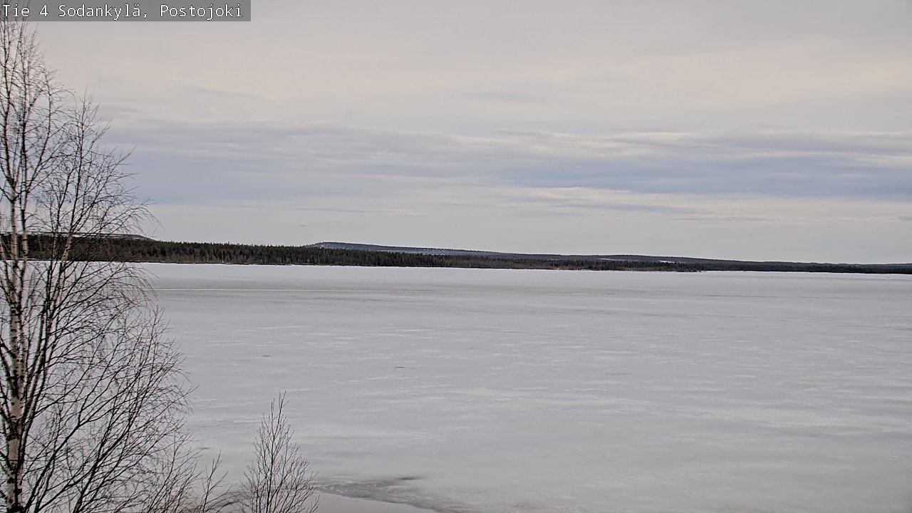 Weather Camera Image Väg 4 Sodankylä, Postojoki, Sodankylä, Lappi
