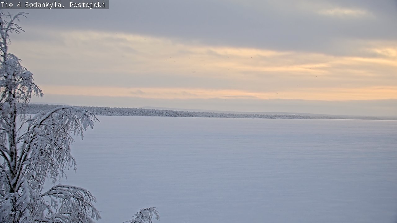 Weather Camera Image Road 4 Sodankylä, Postojoki, Sodankylä, Lappi