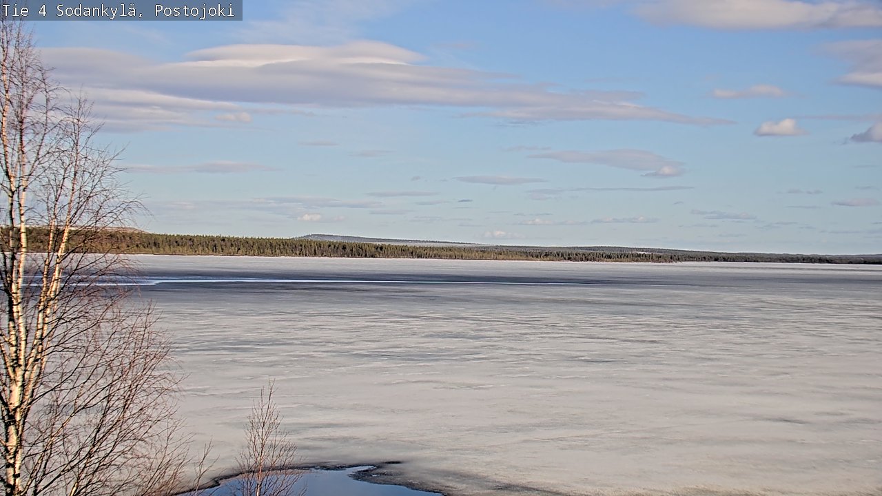 Weather Camera Image Väg 4 Sodankylä, Postojoki, Sodankylä, Lappi