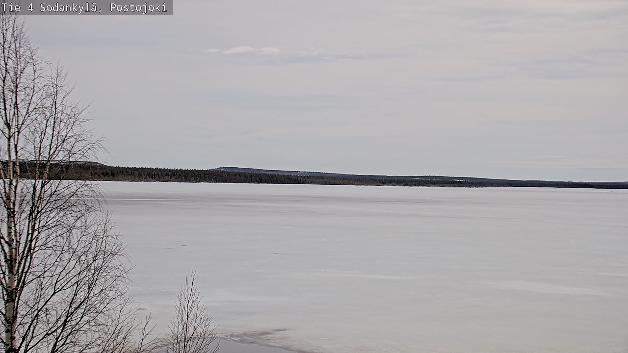 Weather Camera Image Väg 4 Sodankylä, Postojoki, Sodankylä, Lappi