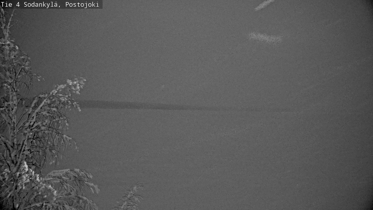 Weather Camera Image Road 4 Sodankylä, Postojoki, Sodankylä, Lappi