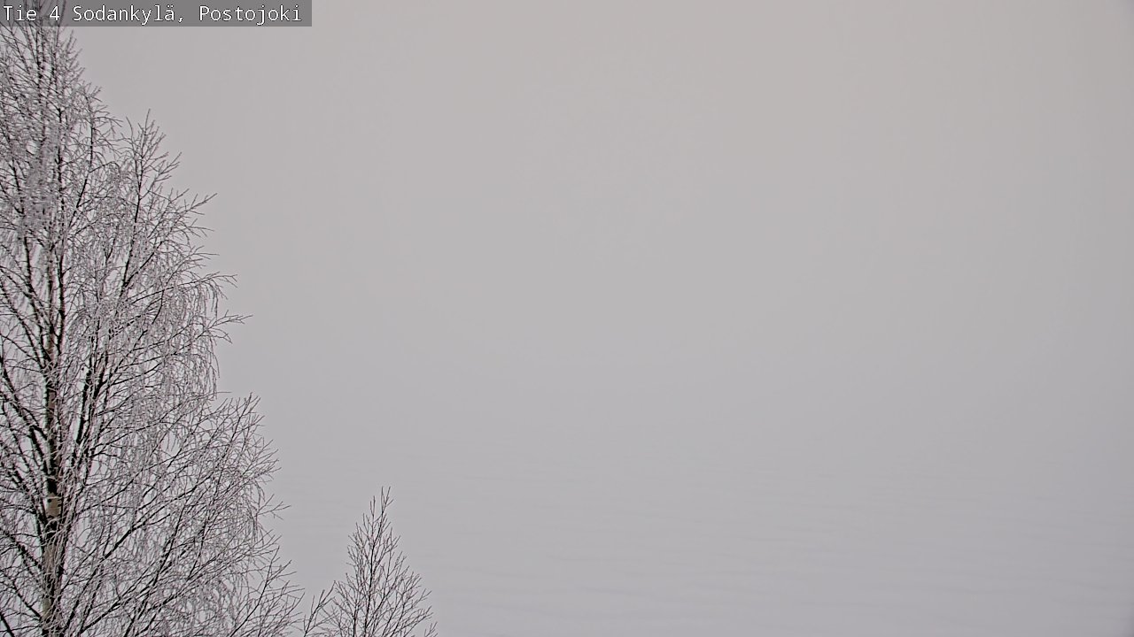 Weather Camera Image Road 4 Sodankylä, Postojoki, Sodankylä, Lappi