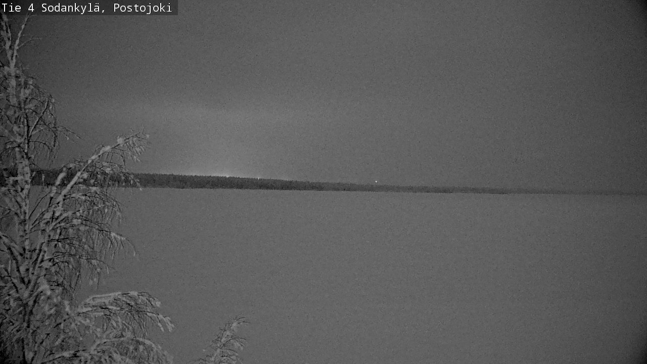 Weather Camera Image Road 4 Sodankylä, Postojoki, Sodankylä, Lappi