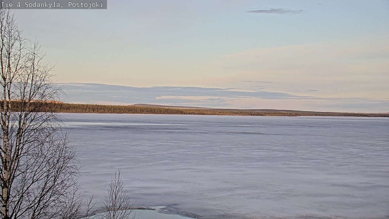 Weather Camera Image Väg 4 Sodankylä, Postojoki, Sodankylä, Lappi