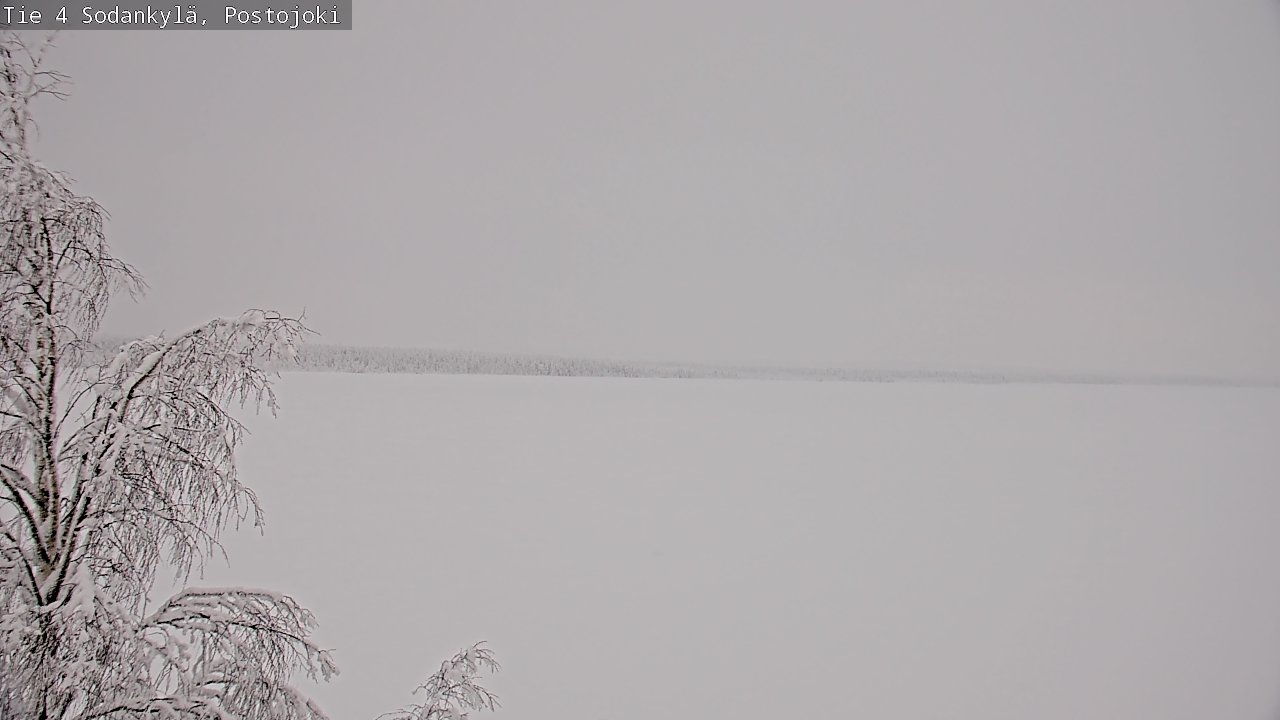 Weather Camera Image Road 4 Sodankylä, Postojoki, Sodankylä, Lappi