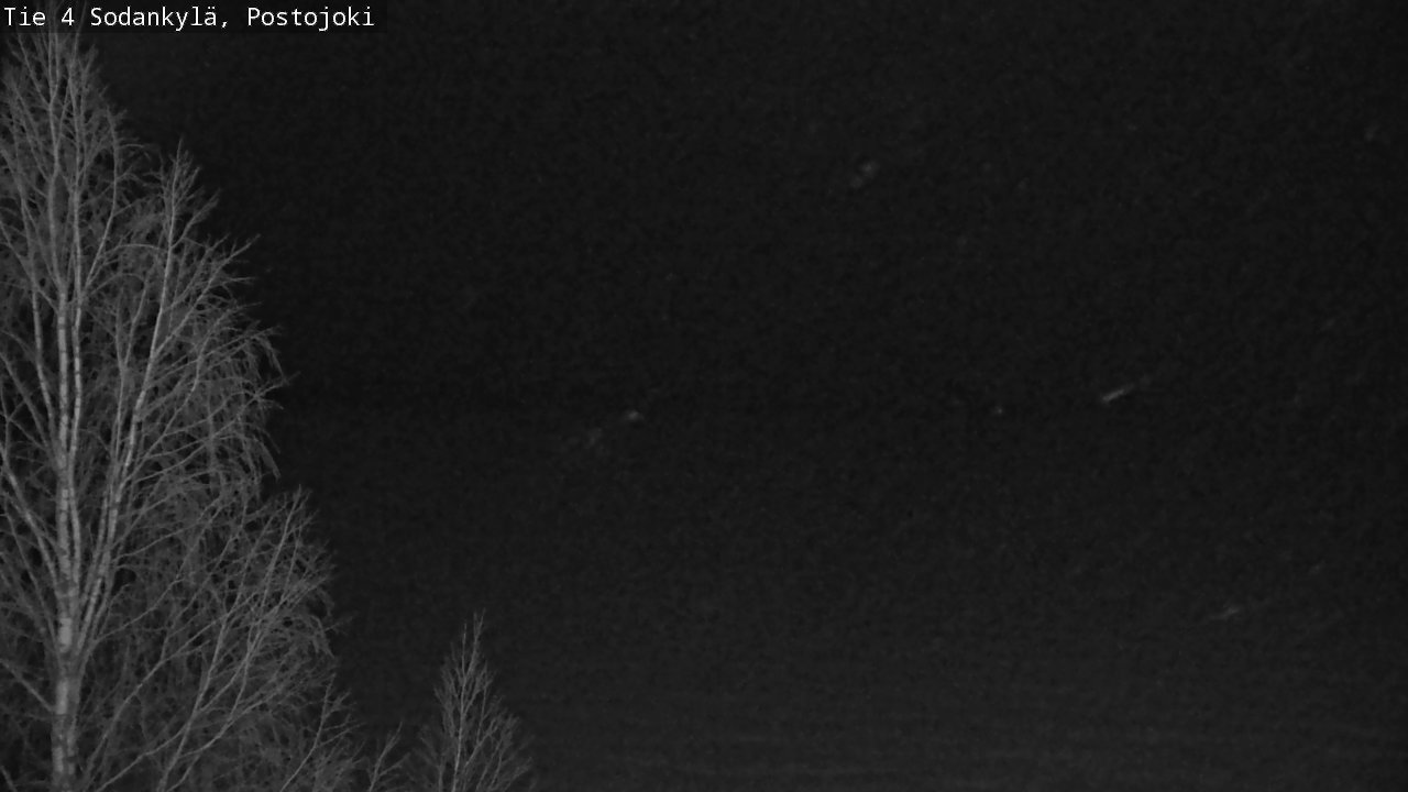 Weather Camera Image Road 4 Sodankylä, Postojoki, Sodankylä, Lappi