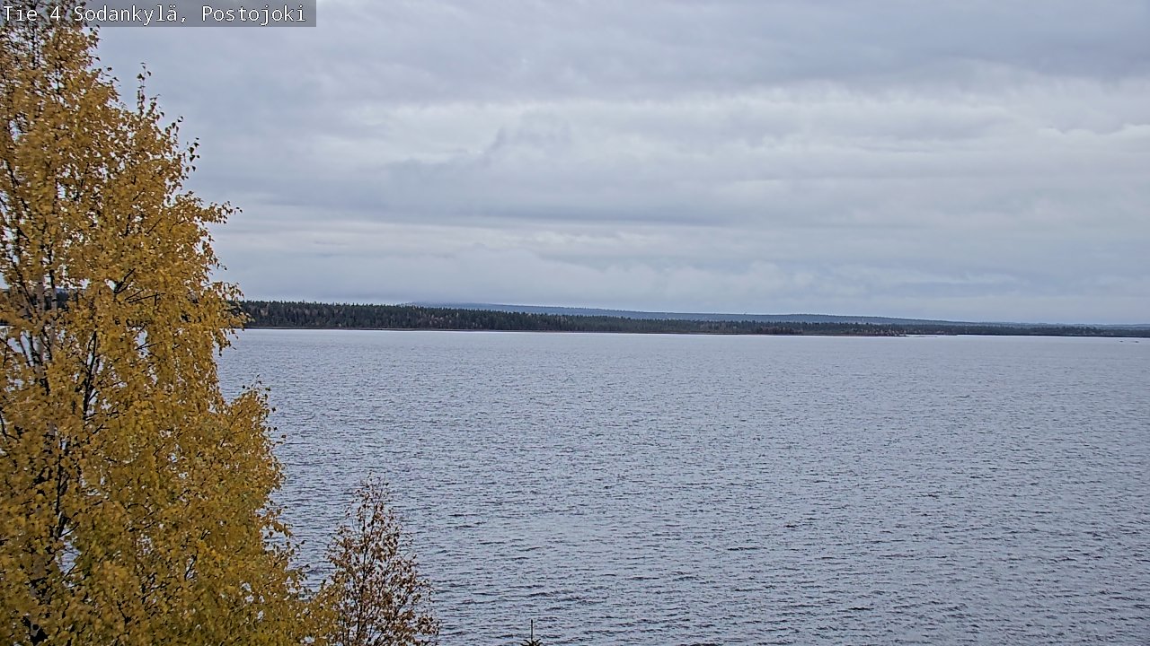 Weather Camera Image Väg 4 Sodankylä, Postojoki, Sodankylä, Lappi