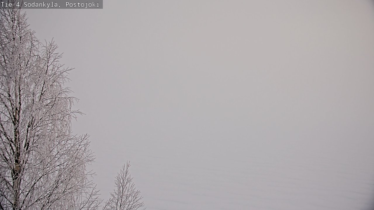 Weather Camera Image Road 4 Sodankylä, Postojoki, Sodankylä, Lappi
