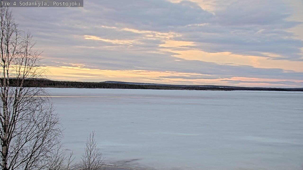 Weather Camera Image Väg 4 Sodankylä, Postojoki, Sodankylä, Lappi