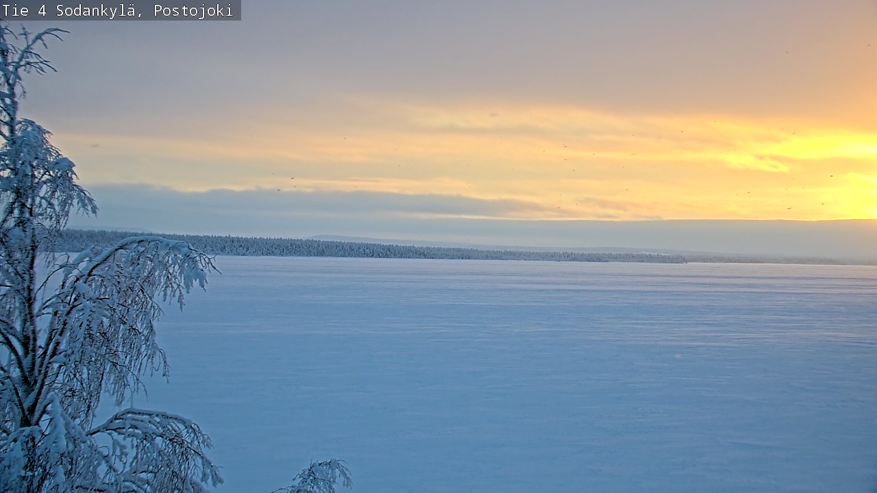 Weather Camera Image Road 4 Sodankylä, Postojoki, Sodankylä, Lappi