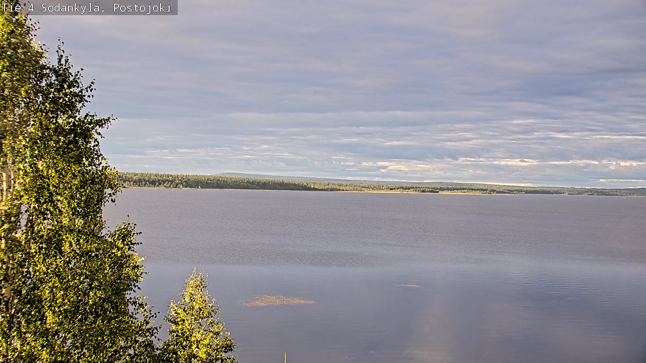 Weather Camera Image Road 4 Sodankylä, Postojoki, Sodankylä, Lappi