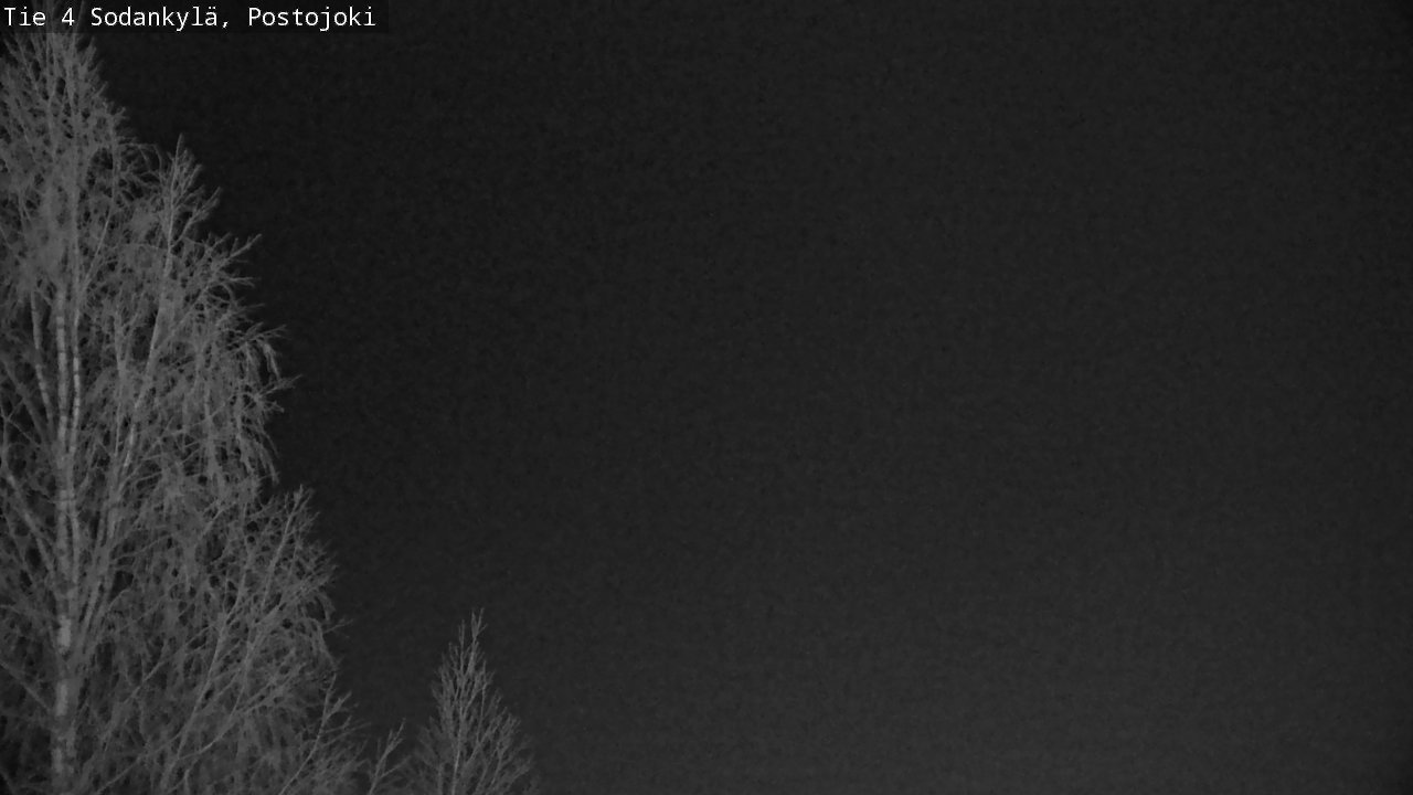 Weather Camera Image Road 4 Sodankylä, Postojoki, Sodankylä, Lappi
