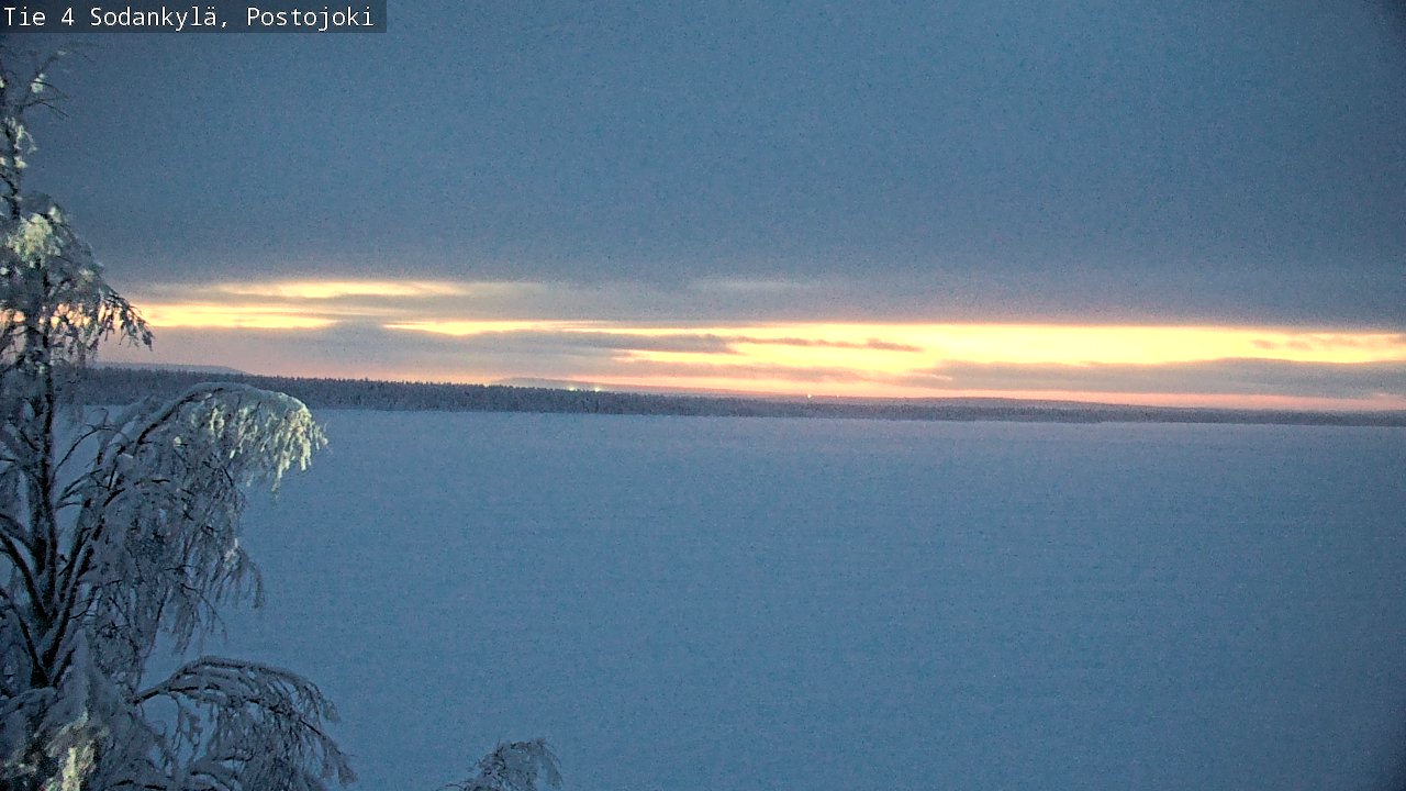 Weather Camera Image Road 4 Sodankylä, Postojoki, Sodankylä, Lappi