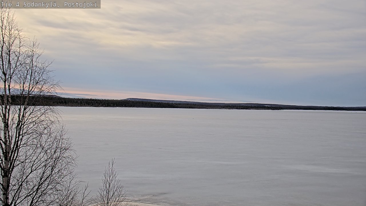 Weather Camera Image Väg 4 Sodankylä, Postojoki, Sodankylä, Lappi