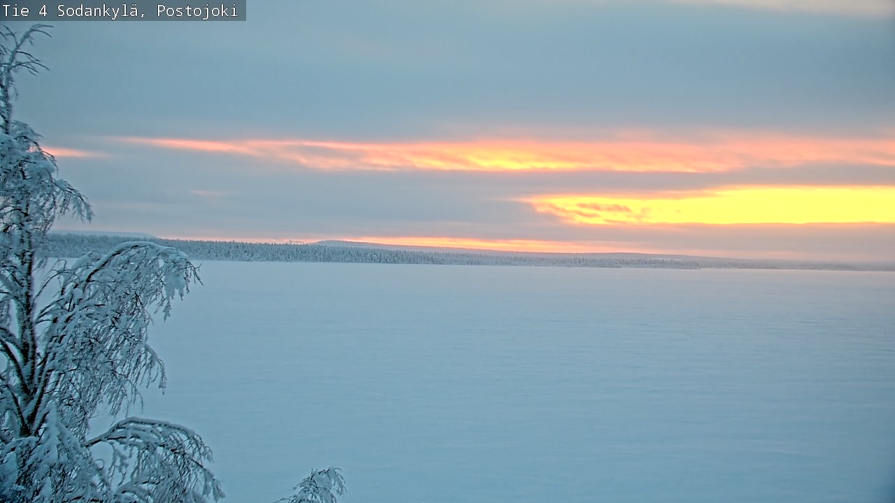 Weather Camera Image Road 4 Sodankylä, Postojoki, Sodankylä, Lappi