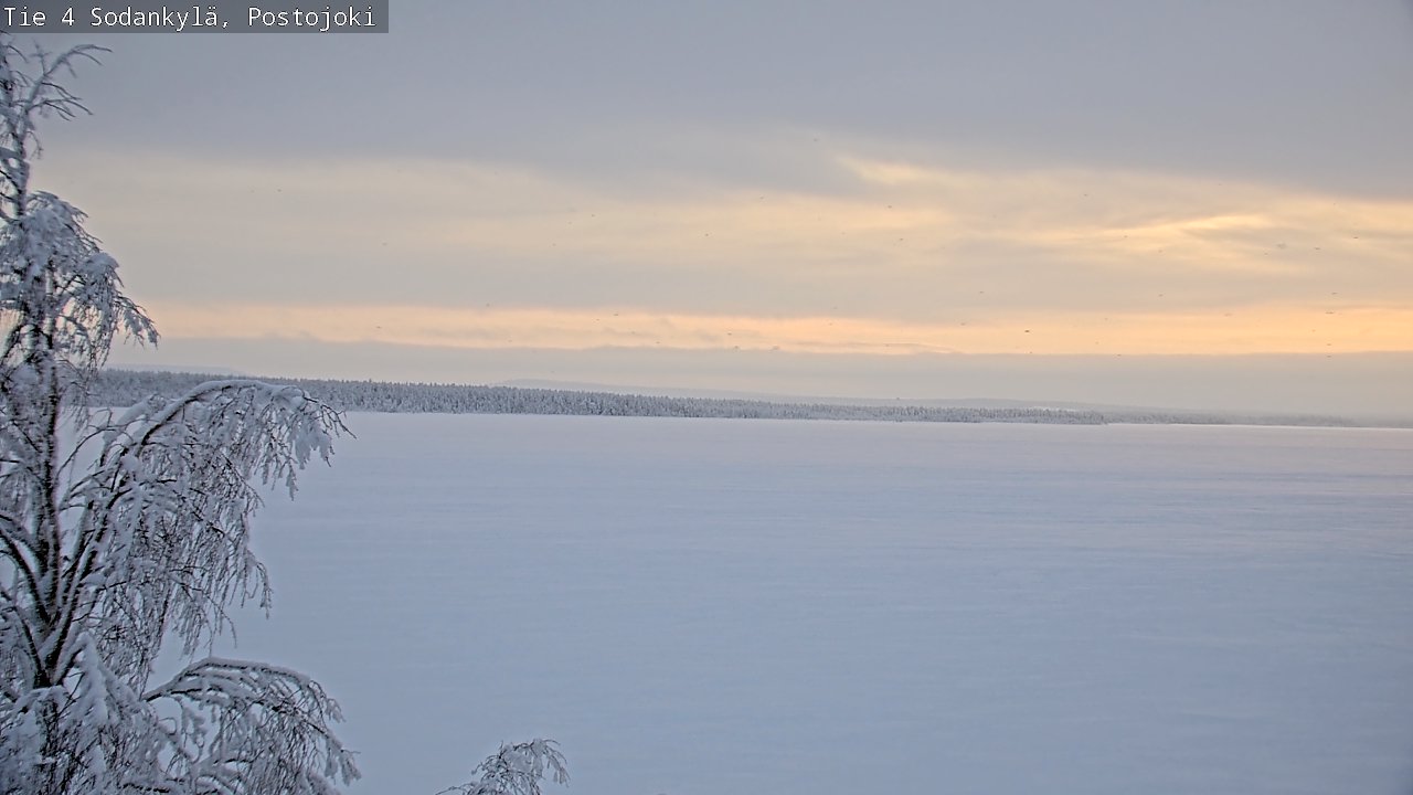 Weather Camera Image Road 4 Sodankylä, Postojoki, Sodankylä, Lappi