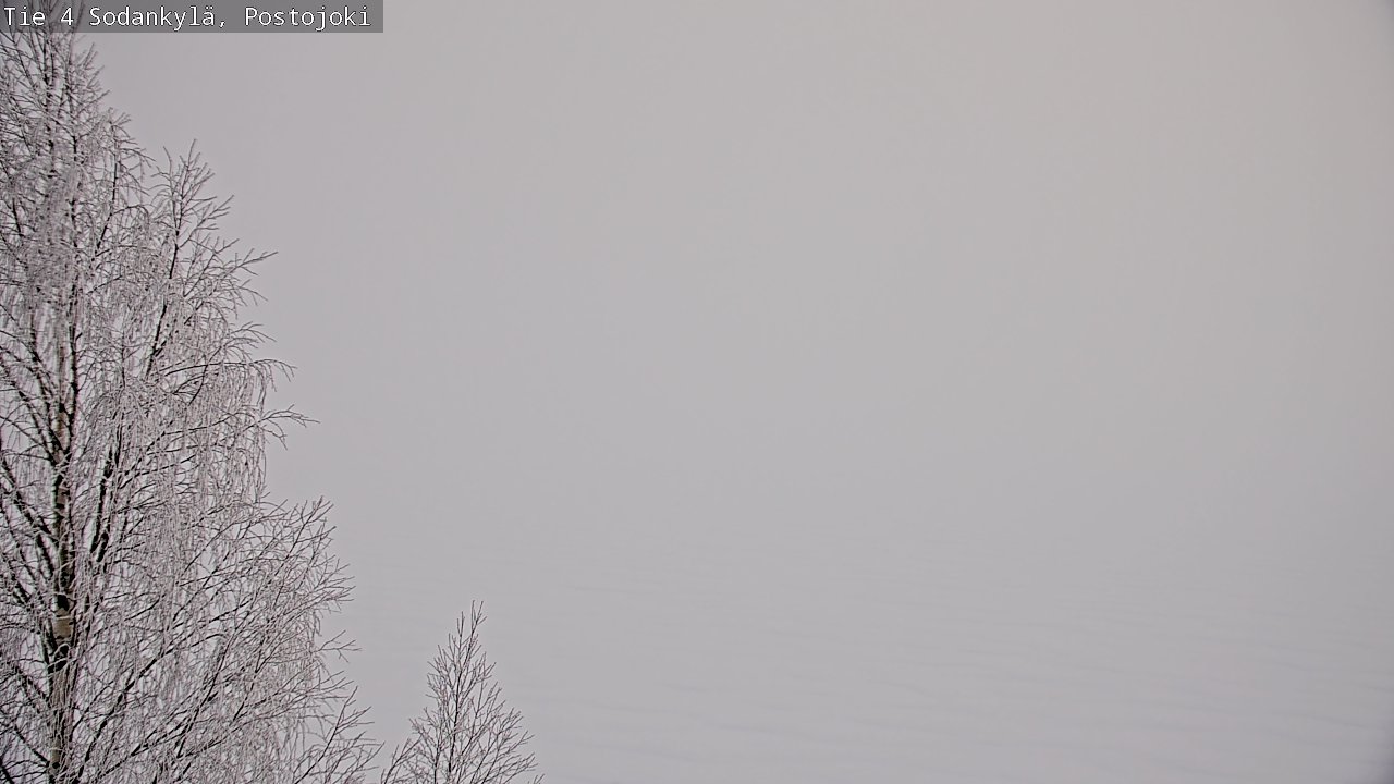 Weather Camera Image Road 4 Sodankylä, Postojoki, Sodankylä, Lappi