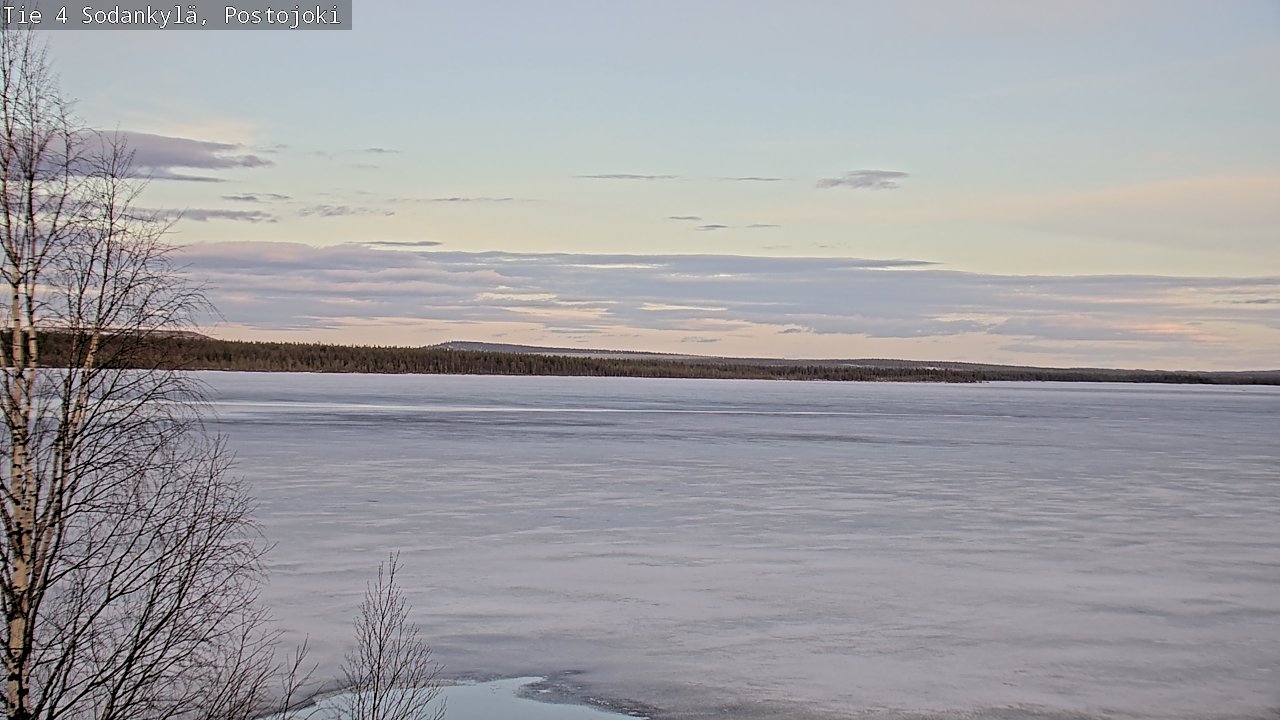 Weather Camera Image Väg 4 Sodankylä, Postojoki, Sodankylä, Lappi
