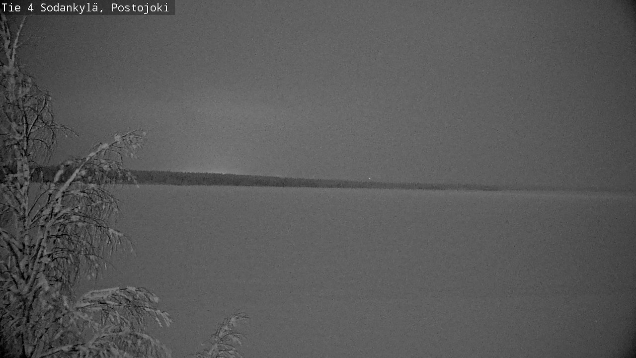 Weather Camera Image Road 4 Sodankylä, Postojoki, Sodankylä, Lappi