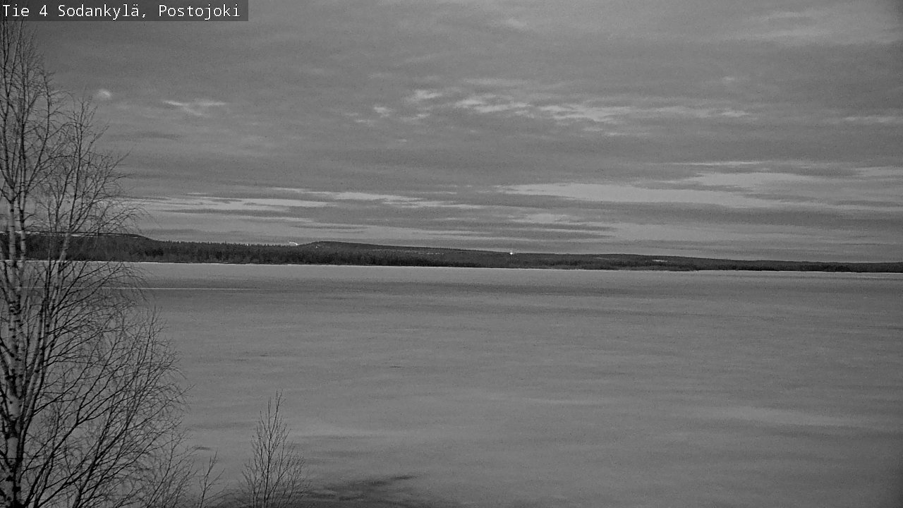 Weather Camera Image Väg 4 Sodankylä, Postojoki, Sodankylä, Lappi