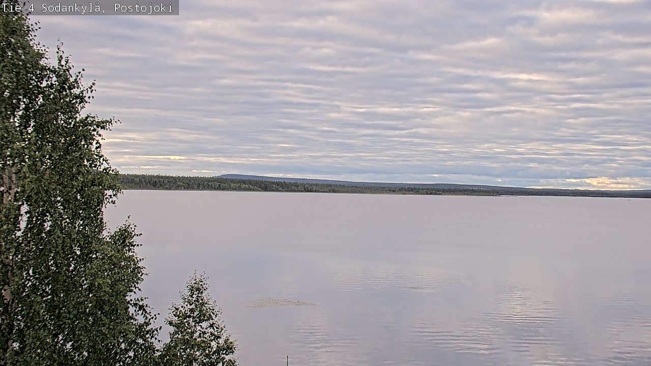 Weather Camera Image Road 4 Sodankylä, Postojoki, Sodankylä, Lappi