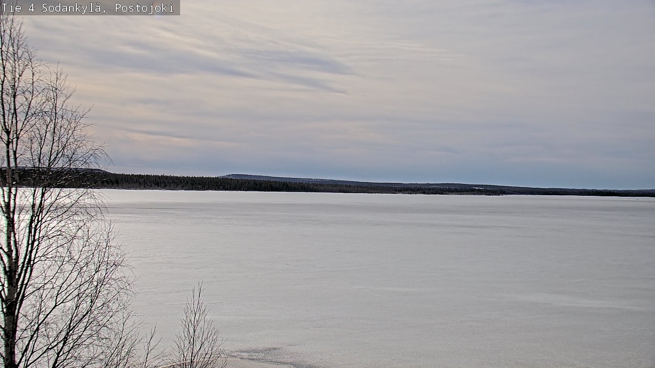 Weather Camera Image Väg 4 Sodankylä, Postojoki, Sodankylä, Lappi