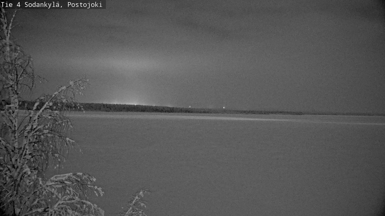 Weather Camera Image Road 4 Sodankylä, Postojoki, Sodankylä, Lappi