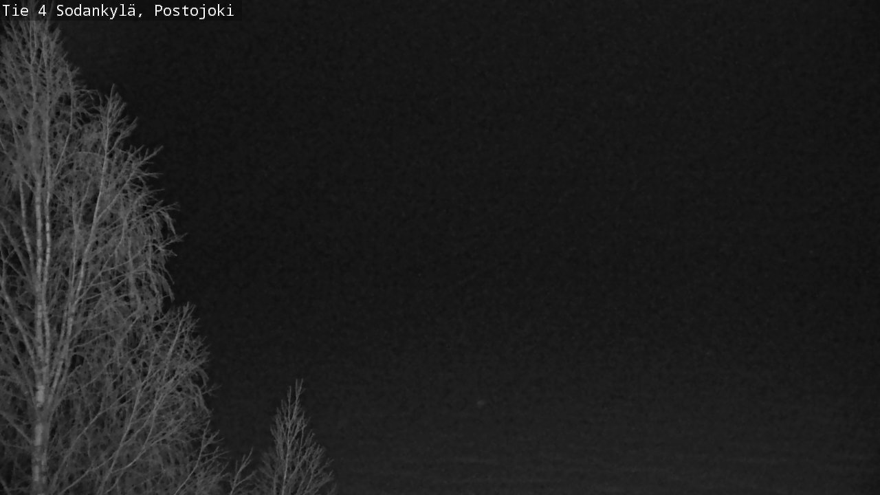 Weather Camera Image Road 4 Sodankylä, Postojoki, Sodankylä, Lappi