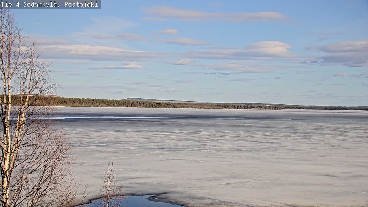 Weather Camera Image Väg 4 Sodankylä, Postojoki, Sodankylä, Lappi