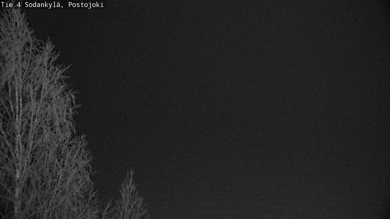 Weather Camera Image Road 4 Sodankylä, Postojoki, Sodankylä, Lappi