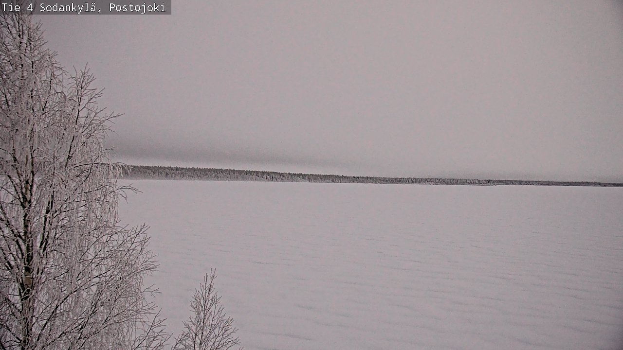 Weather Camera Image Road 4 Sodankylä, Postojoki, Sodankylä, Lappi