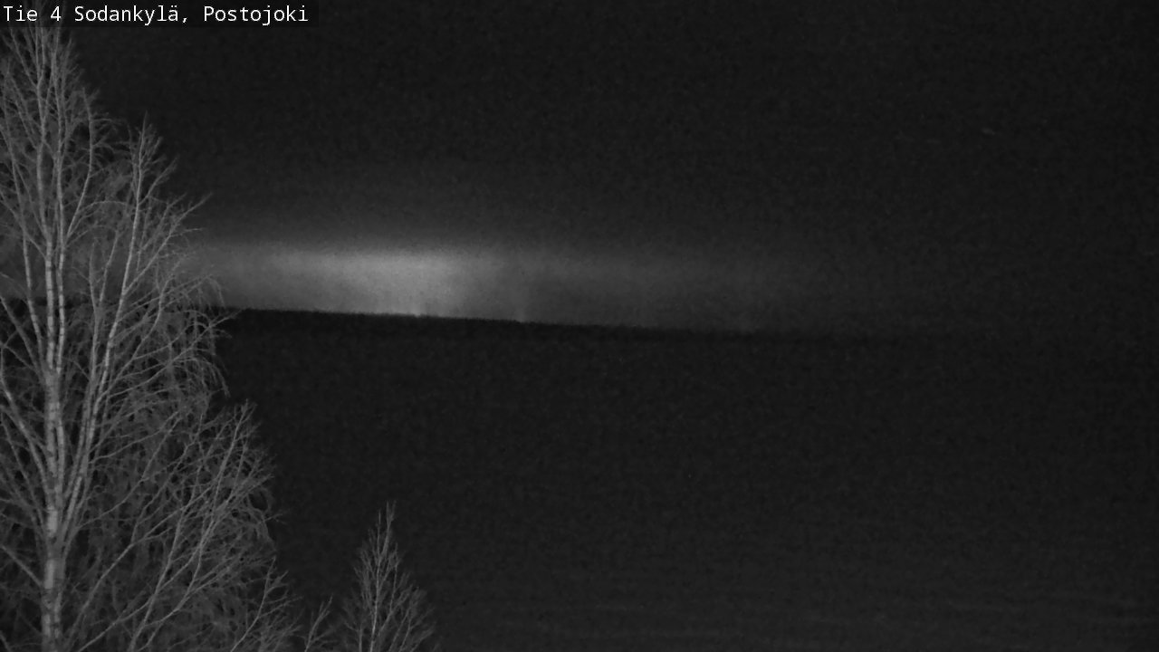 Weather Camera Image Road 4 Sodankylä, Postojoki, Sodankylä, Lappi