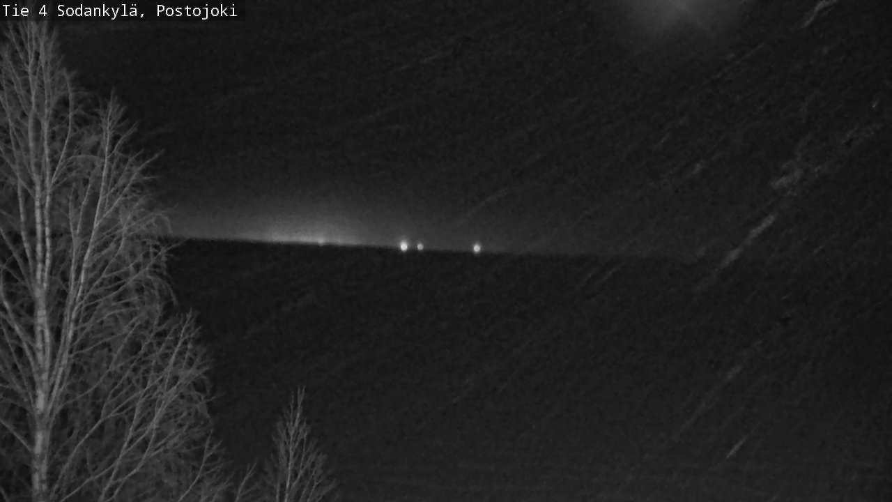 Weather Camera Image Road 4 Sodankylä, Postojoki, Sodankylä, Lappi