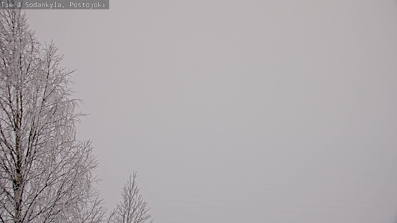 Weather Camera Image Road 4 Sodankylä, Postojoki, Sodankylä, Lappi