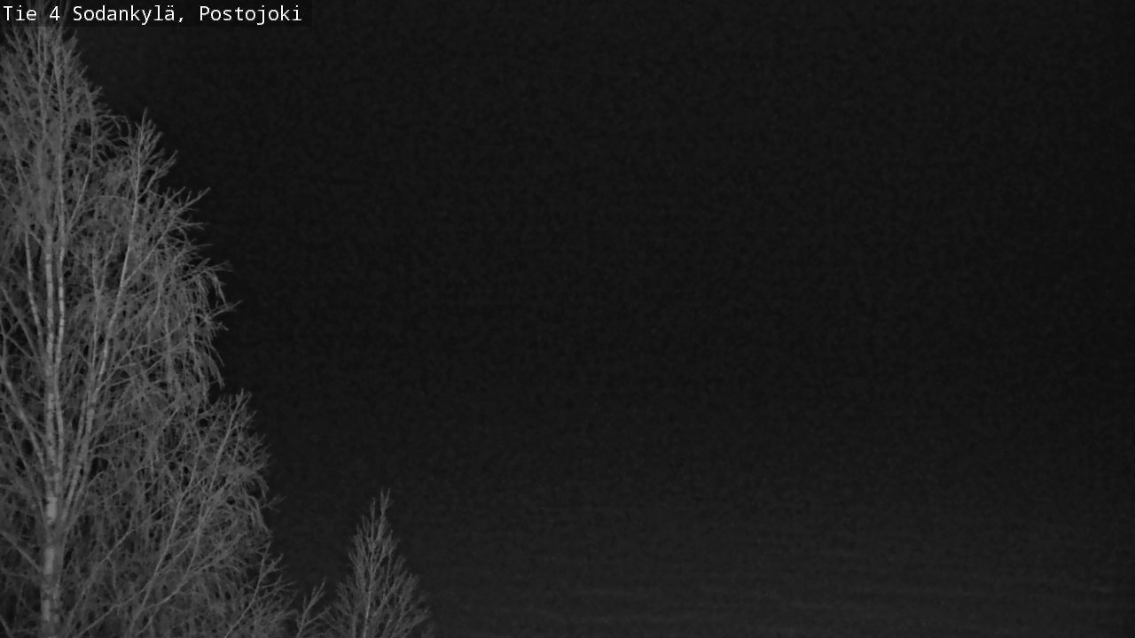Weather Camera Image Road 4 Sodankylä, Postojoki, Sodankylä, Lappi