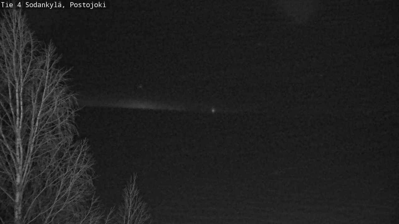 Weather Camera Image Road 4 Sodankylä, Postojoki, Sodankylä, Lappi