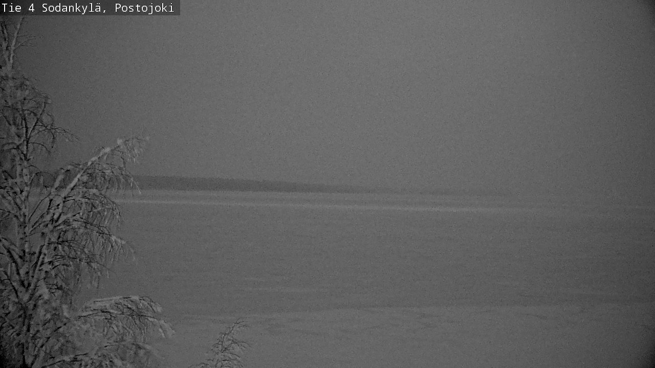 Weather Camera Image Road 4 Sodankylä, Postojoki, Sodankylä, Lappi